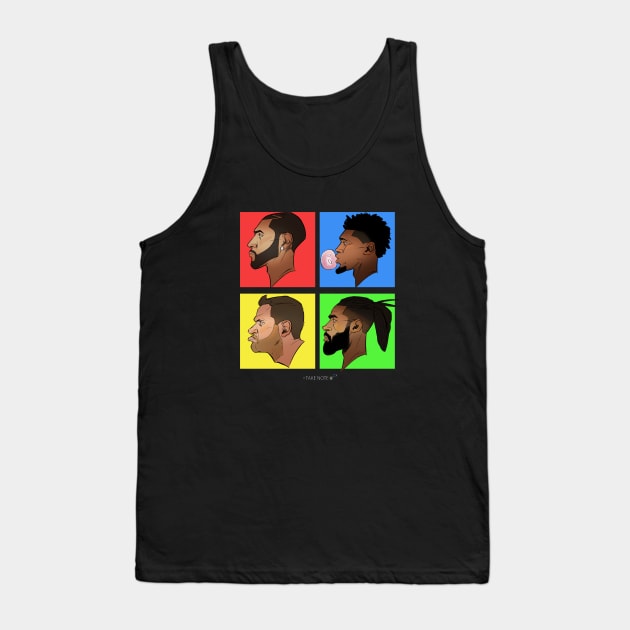 Take Note - Jazz Quad Tank Top by CowhideComics